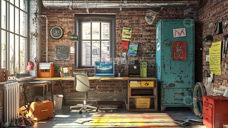 高清大图下载【趣麦麦图】loft风格工作室
