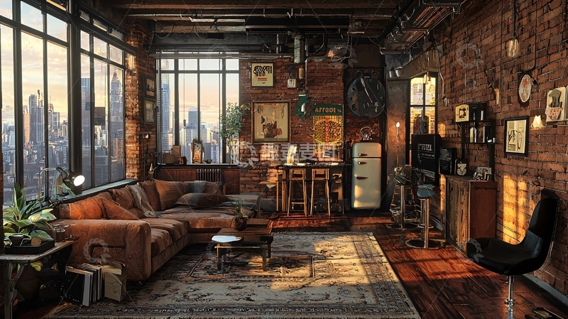 高清大图下载【趣麦麦图】loft公寓