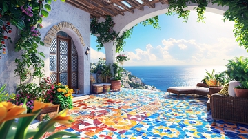 地中海风格庭院