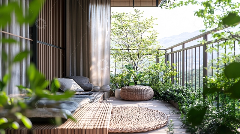 高清大图下载【趣麦麦图】阳台景观