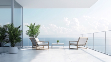 阳台海景休闲椅