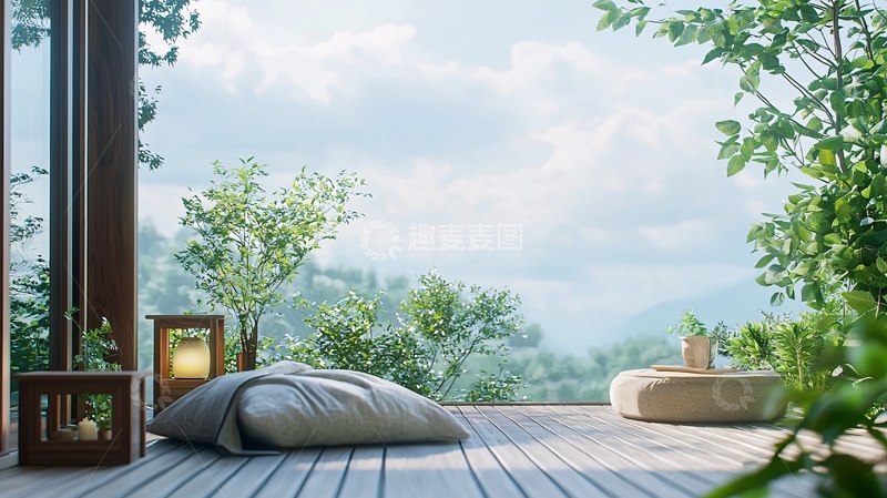 高清大图下载【趣麦麦图】阳台景观