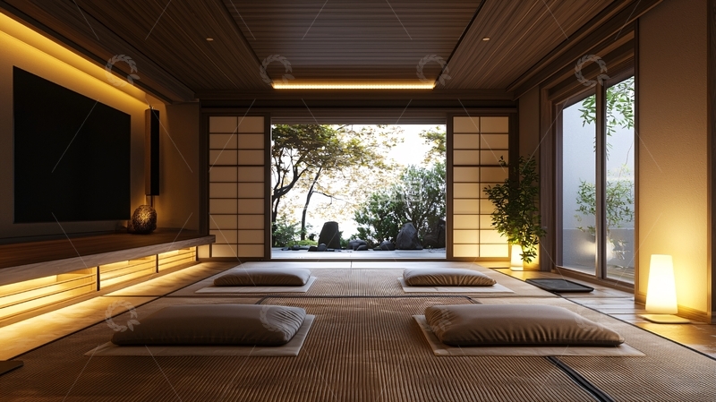 高清大图下载【趣麦麦图】日式禅意空间