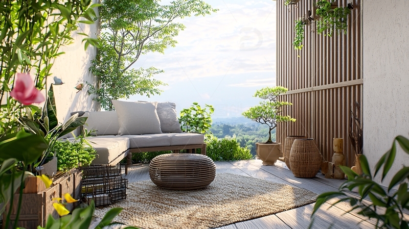 高清大图下载【趣麦麦图】阳台花园设计