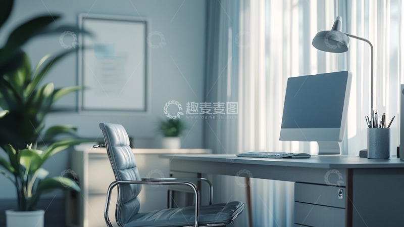 高清大图下载【趣麦麦图】现代简约办公桌