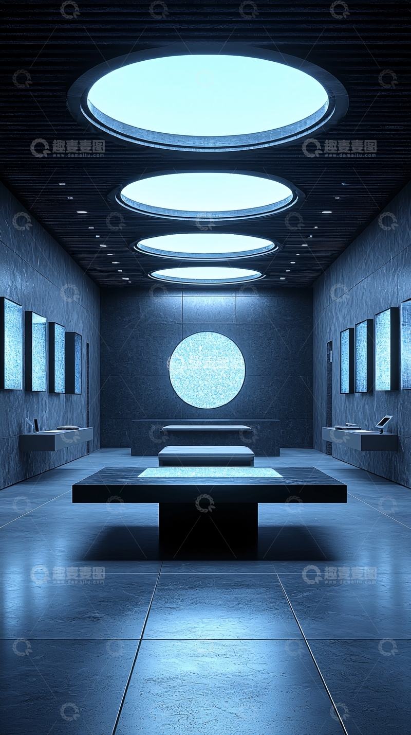 高清大图下载【趣麦麦图】未来感展厅