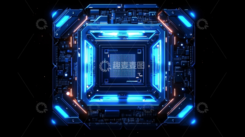 高清大图下载【趣麦麦图】科技芯片未来感设计