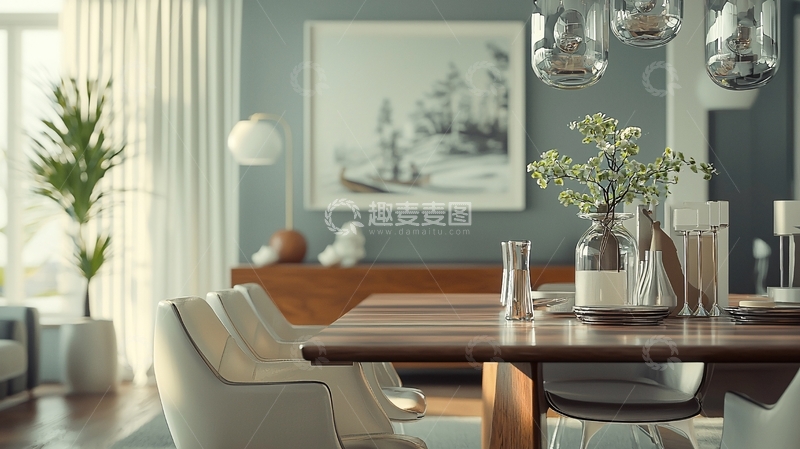 高清大图下载【趣麦麦图】现代简约餐厅