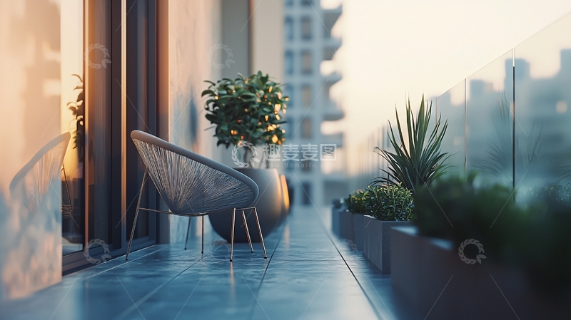 高清大图下载【趣麦麦图】阳台景观