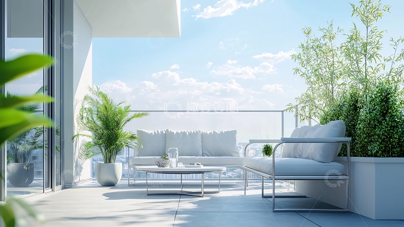 高清大图下载【趣麦麦图】阳台景观