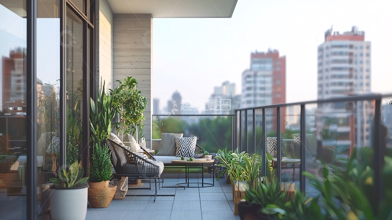 高清大图下载【趣麦麦图】阳台景观