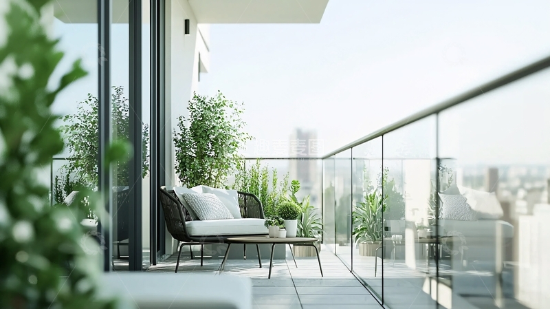 高清大图下载【趣麦麦图】阳台景观