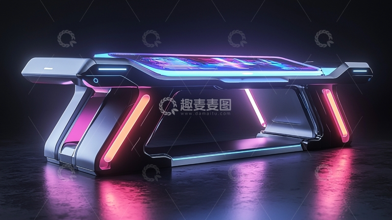 高清大图下载【趣麦麦图】未来科技感平台