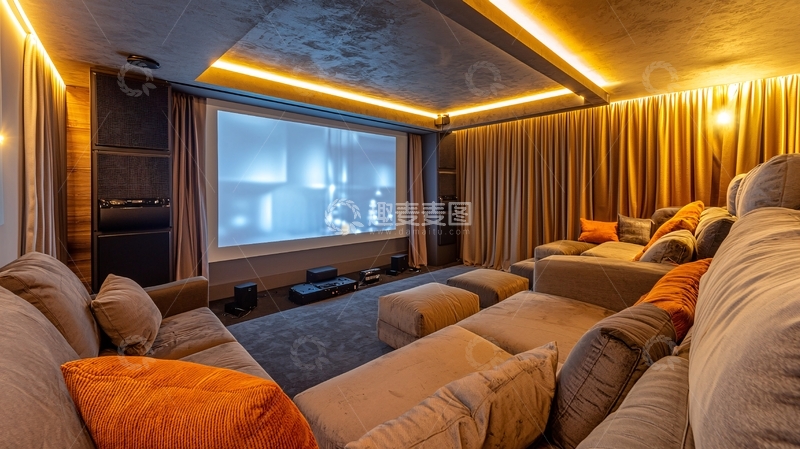 高清大图下载【趣麦麦图】高端家庭影院