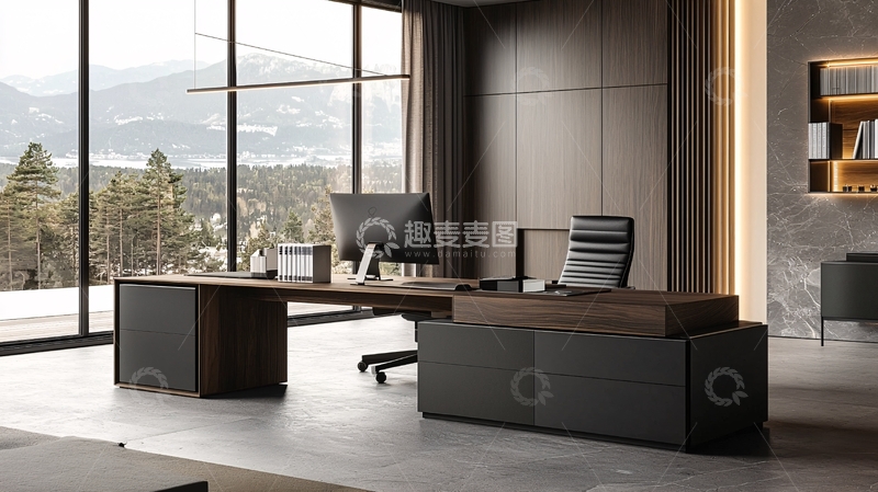 高清大图下载【趣麦麦图】现代简约高级办公空间