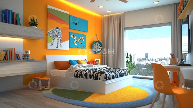 高清大图下载【趣麦麦图】儿童卧室设计