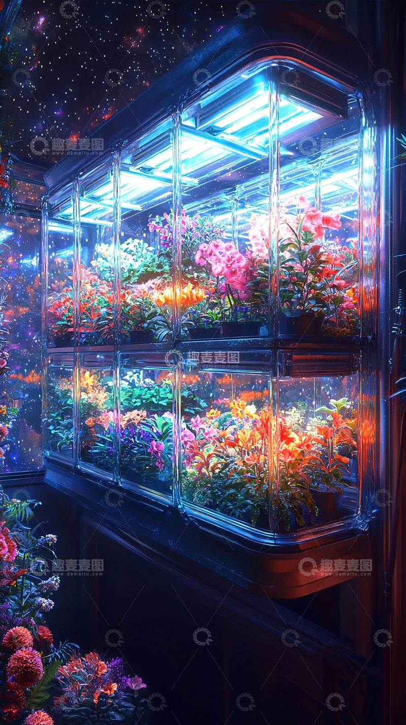 高清大图下载【趣麦麦图】花卉温室