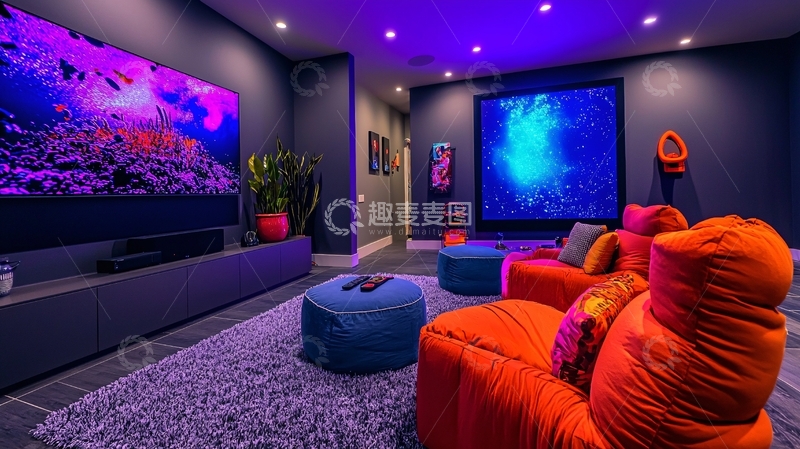 高清大图下载【趣麦麦图】高端家庭影院