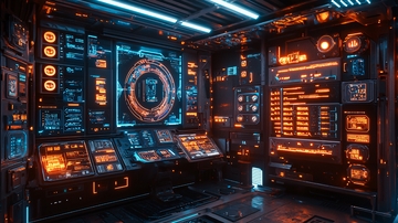 未来科技控制室