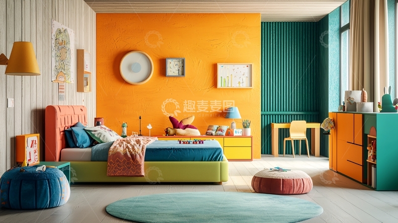 高清大图下载【趣麦麦图】儿童房装修