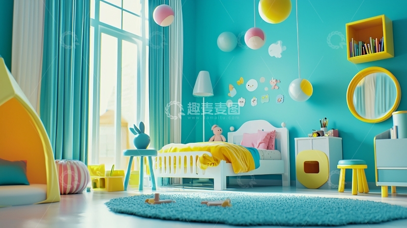 高清大图下载【趣麦麦图】儿童房装修