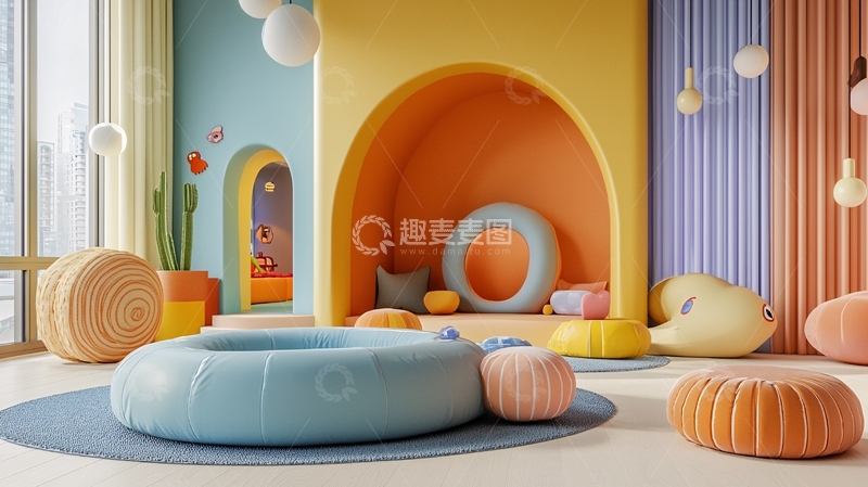 高清大图下载【趣麦麦图】儿童游乐区