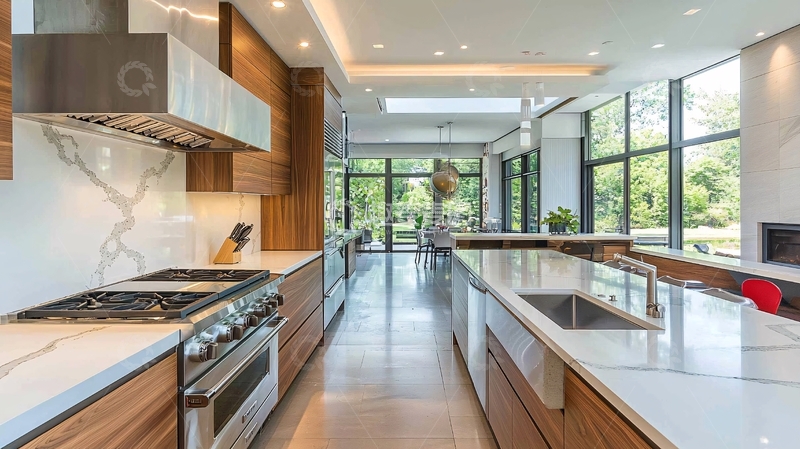 高清大图下载【趣麦麦图】现代简约开放式厨房