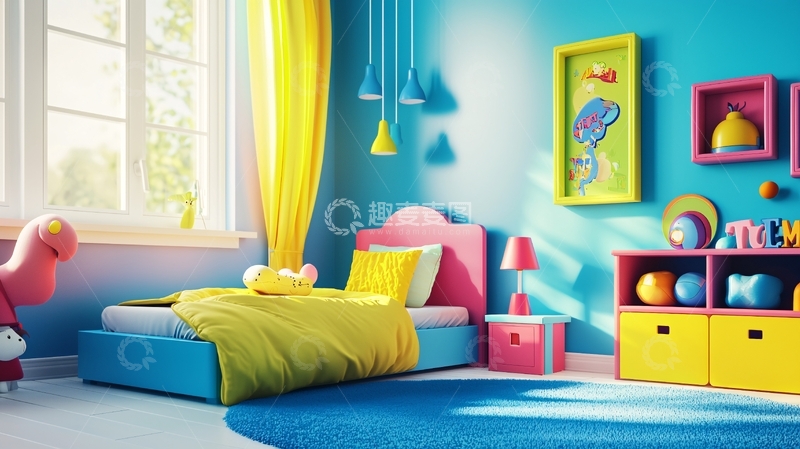 高清大图下载【趣麦麦图】儿童房