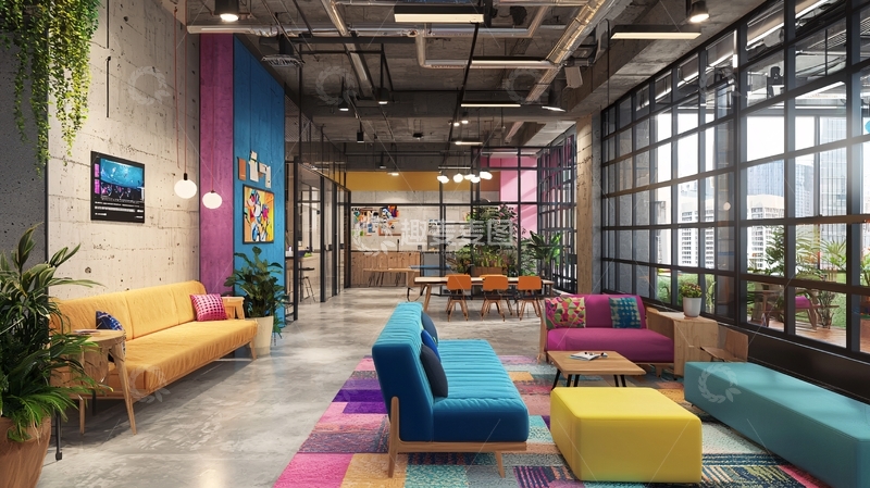 高清大图下载【趣麦麦图】现代化办公空间设计