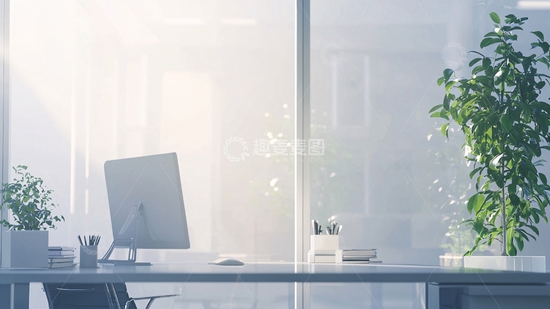 高清大图下载【趣麦麦图】明亮办公室工作空间