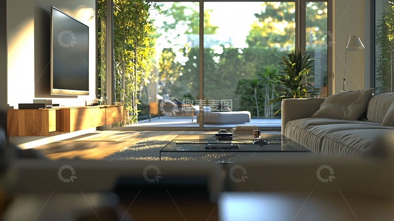 高清大图下载【趣麦麦图】现代简约客厅