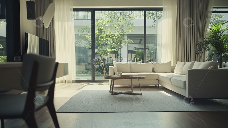 高清大图下载【趣麦麦图】现代简约客厅