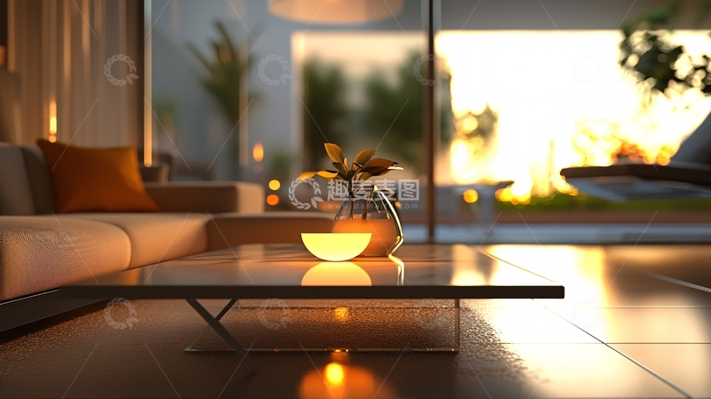 高清大图下载【趣麦麦图】现代简约客厅