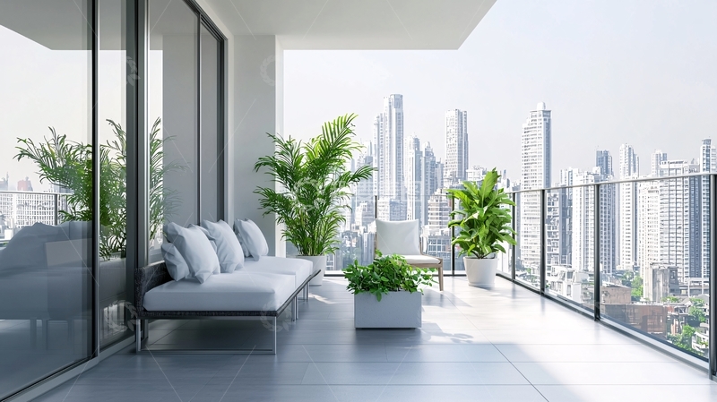 高清大图下载【趣麦麦图】现代简约阳台设计