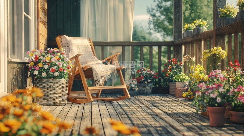高清大图下载【趣麦麦图】阳台