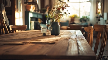 乡村田园风格餐桌