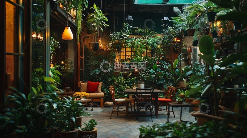 高清大图下载【趣麦麦图】室内庭院