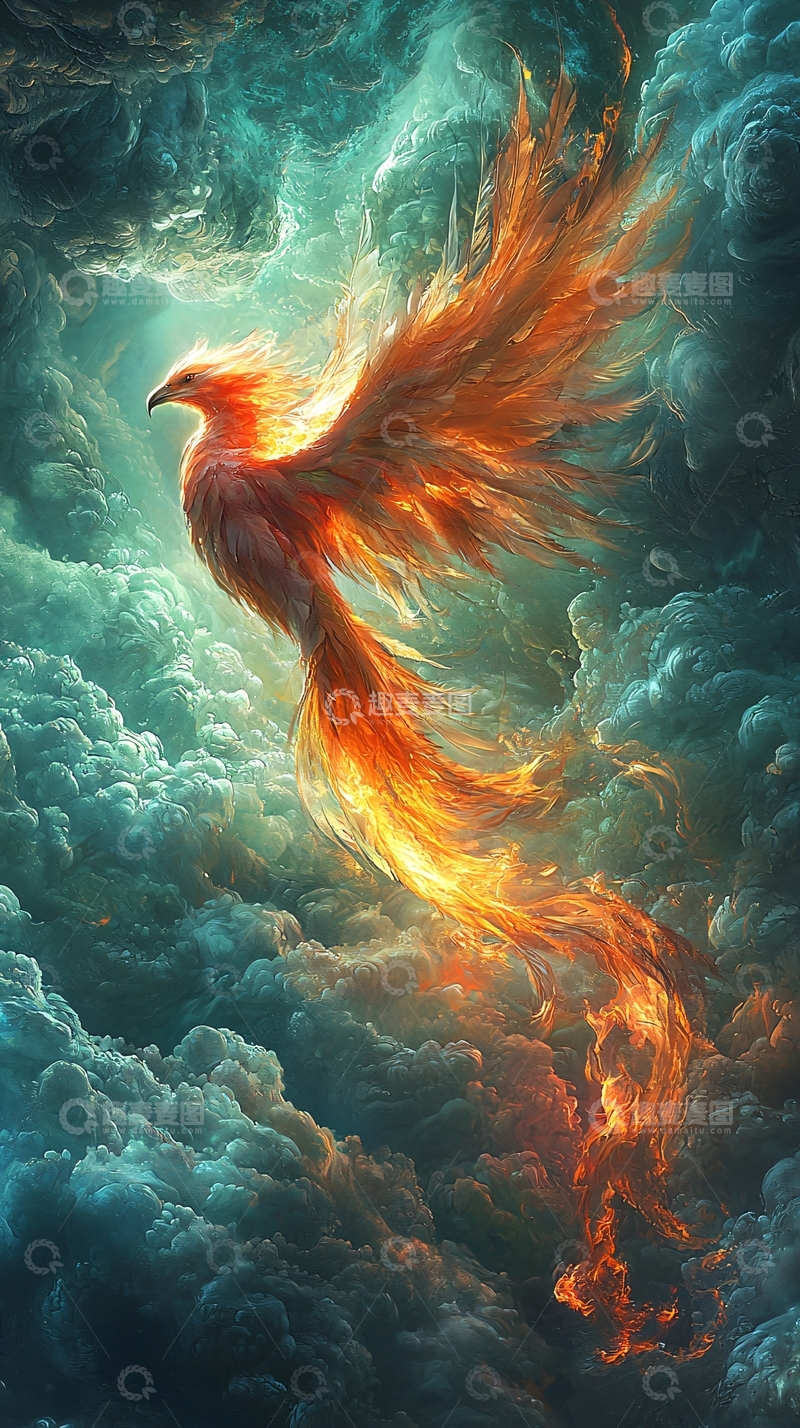高清大图下载【趣麦麦图】燃烧的凤凰