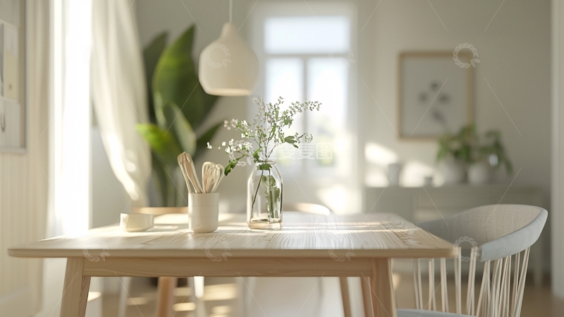 高清大图下载【趣麦麦图】极简风格餐厅