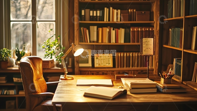 高清大图下载【趣麦麦图】书房