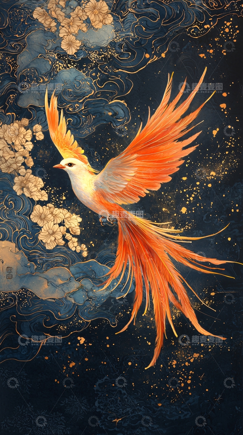 高清大图下载【趣麦麦图】飞翔的凤凰