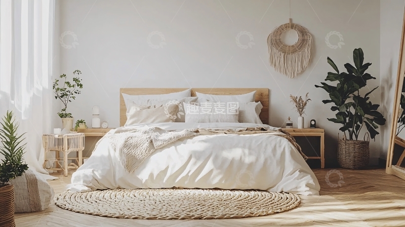 高清大图下载【趣麦麦图】极简风卧室设计