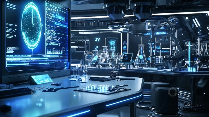 高清大图下载【趣麦麦图】未来科技实验室