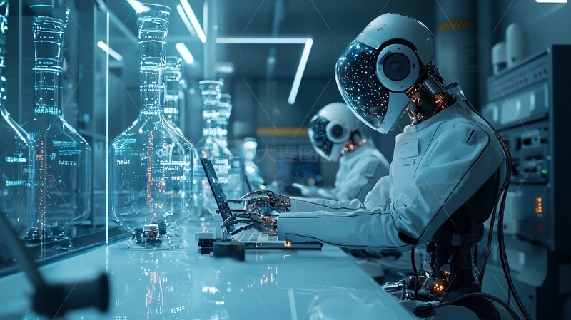 高清大图下载【趣麦麦图】未来科技实验室