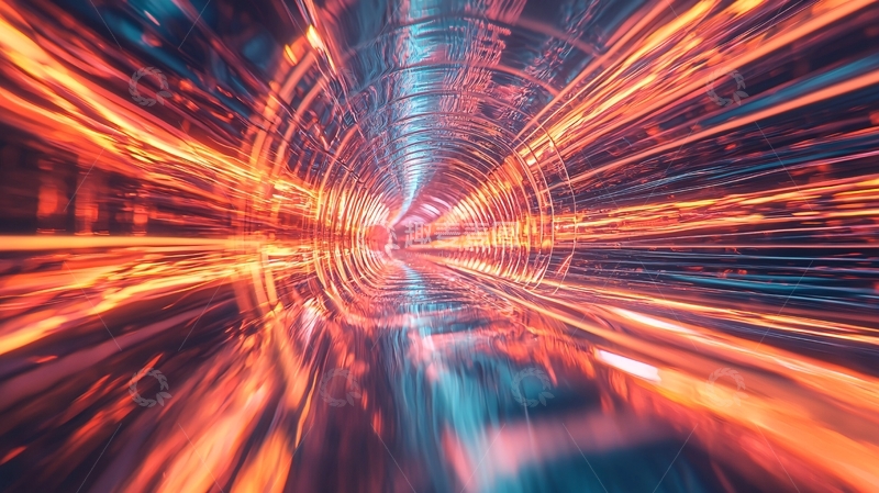 高清大图下载【趣麦麦图】光线隧道