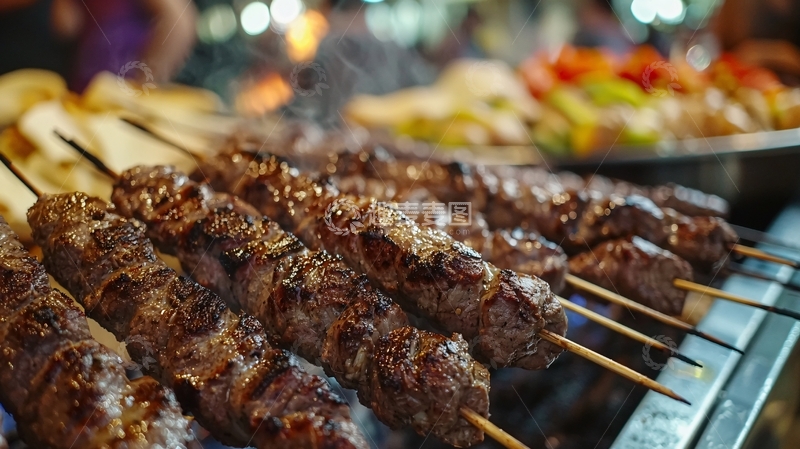 高清大图下载【趣麦麦图】烤肉串