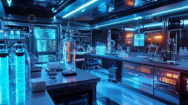 高清大图下载【趣麦麦图】未来科技实验室