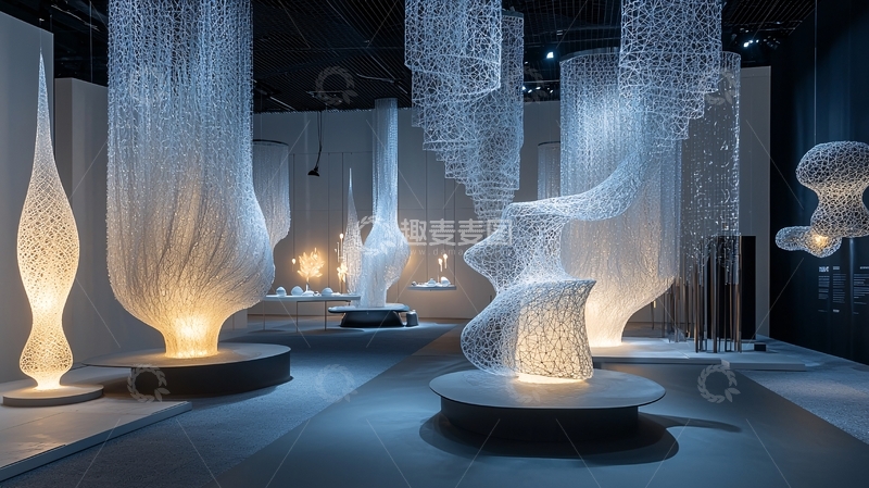 高清大图下载【趣麦麦图】梦幻灯光艺术装置