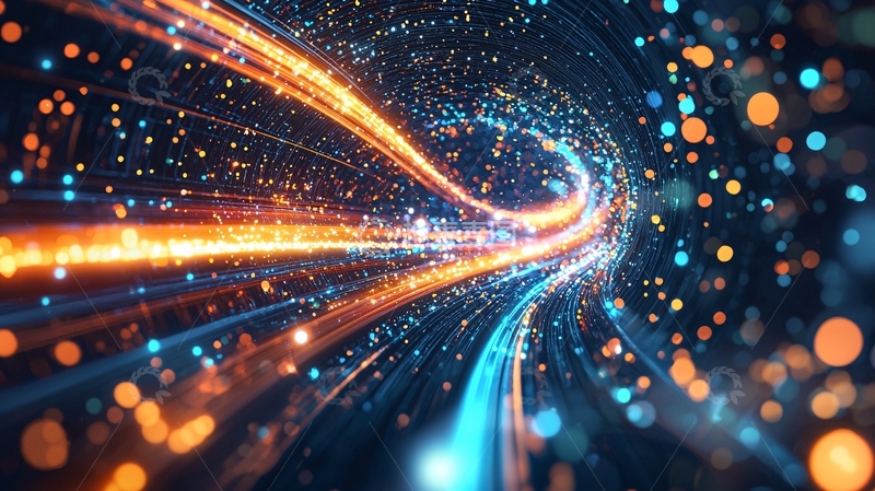 高清大图下载【趣麦麦图】光速隧道