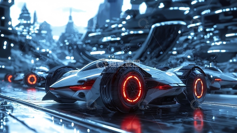 高清大图下载【趣麦麦图】未来赛车